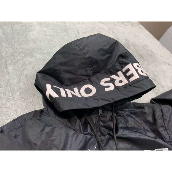 Looney Tunes Members Only Mens Large Black Goon Squad Windbreaker Jacket - Picture 10 of 16